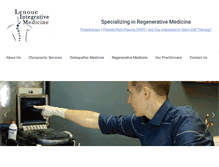 Tablet Screenshot of lenoueintegrativemedicine.com